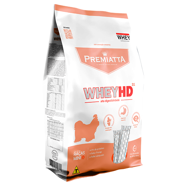 Foto - Premiatta Whey HD Adultos Raças Mini