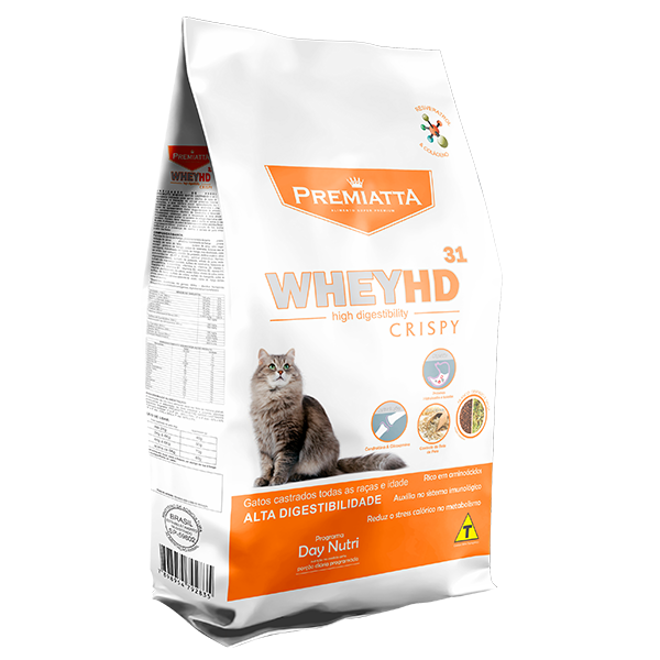 Foto - Premiatta Whey HD Crispy Gatos Castrados