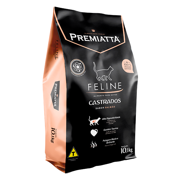 Foto - Premiatta Feline Adultos Salmão e Arroz