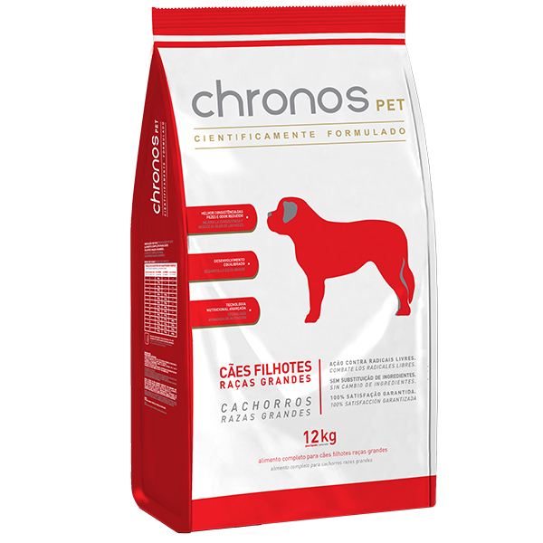 Foto - Chronos Pet Cães Filhotes Raças Grandes 12 kg (cod. 10525)