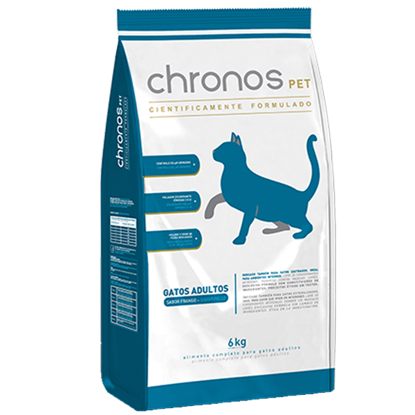 Foto - Chronos Pet Gatos Adultos 6kg Sabor Frango (cod. 20557)