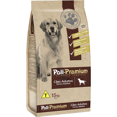 Foto - Poli-Premium Cães Adultos (cod. 10152C)