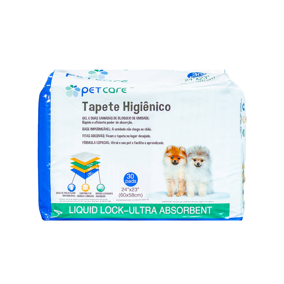 Foto - TAPETE HIGIÊNCIO 60CM X 58CM - 30 PADS