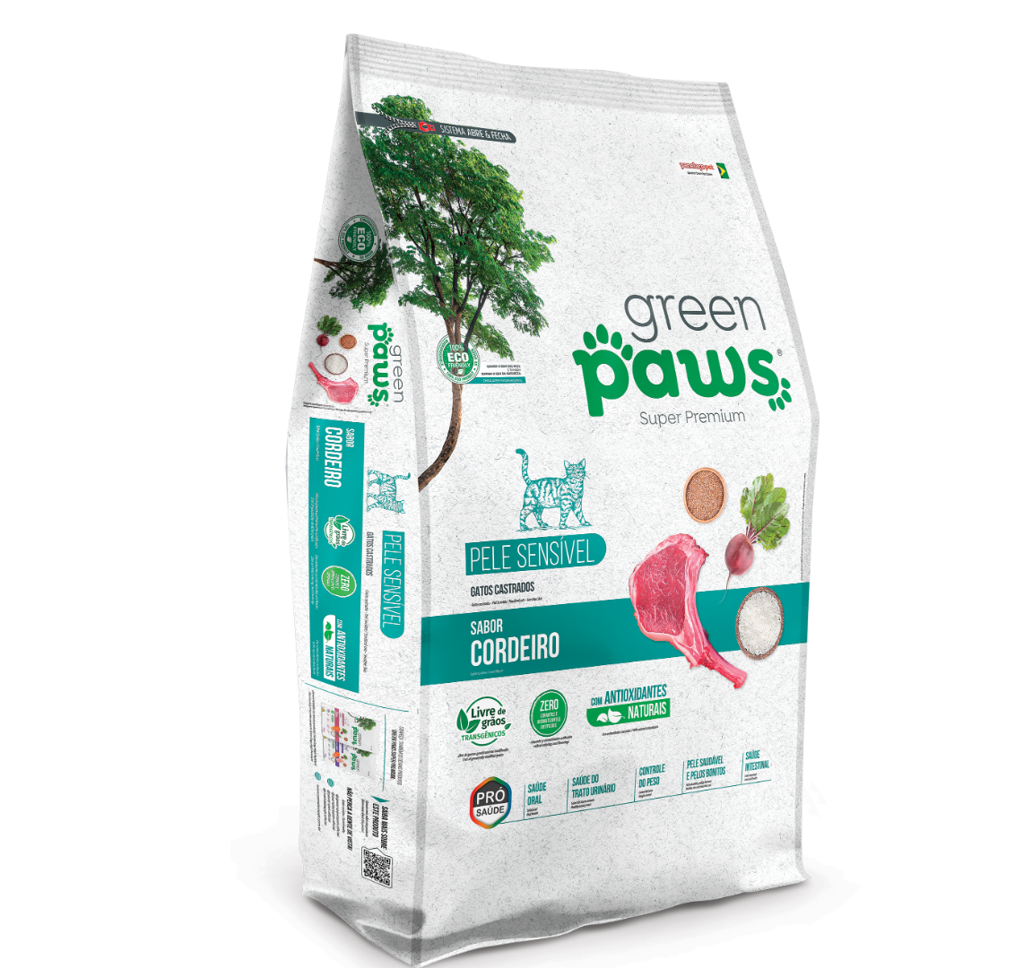 Foto - Green Paws Pele Sensível Sabor Cordeiro